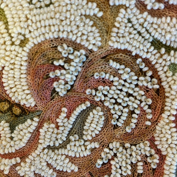 Vintage Beaded Clutch Handbag by Josef in France - Picture 11 of 15